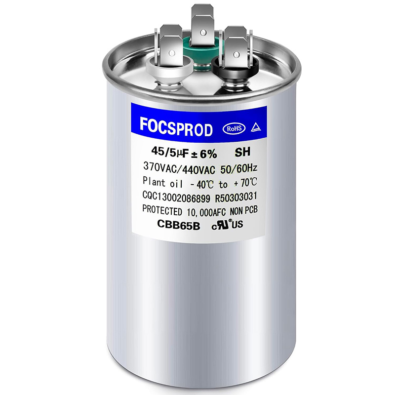 Capacitors with a capacity unit of μF